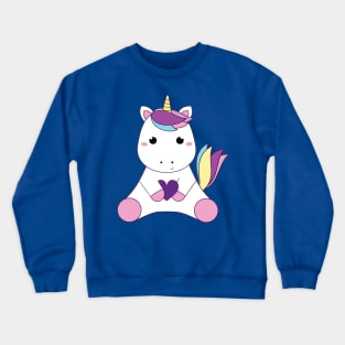 Baby unicorn and heart 1 Crewneck Sweatshirt